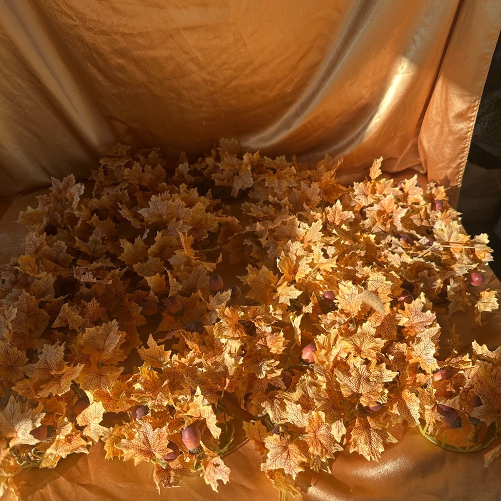 Huge lot of Autumn Leaf table decor-wedding/party